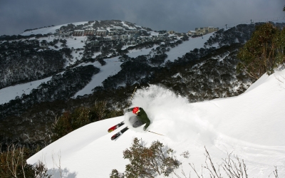 Mt Hotham ski resort, Victoria, Australia