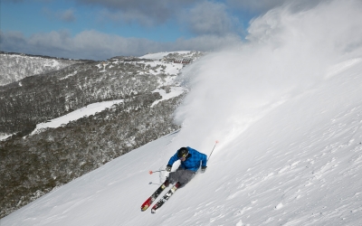 Mt Hotham ski resort, Victoria, Australia