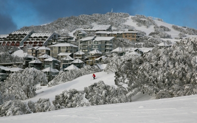 Mt Hotham ski resort, Victoria, Australia